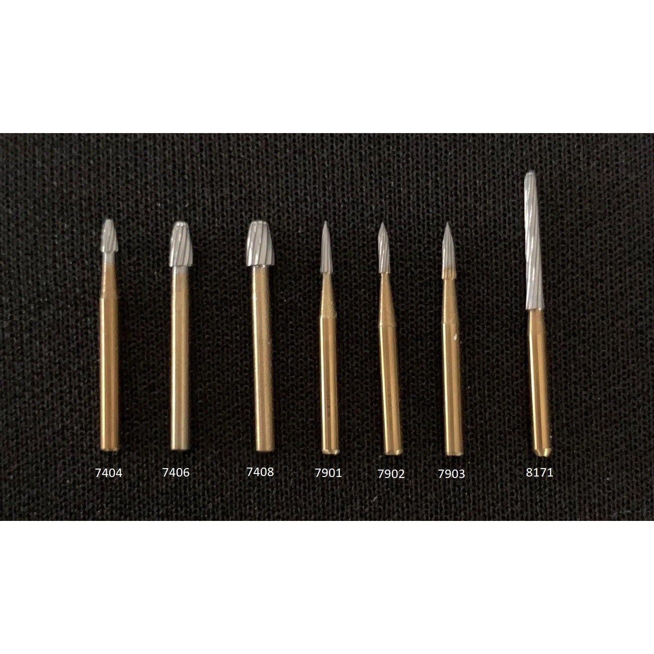 Fluted Carbide Finishing Burs (FG | 10 per Pack)